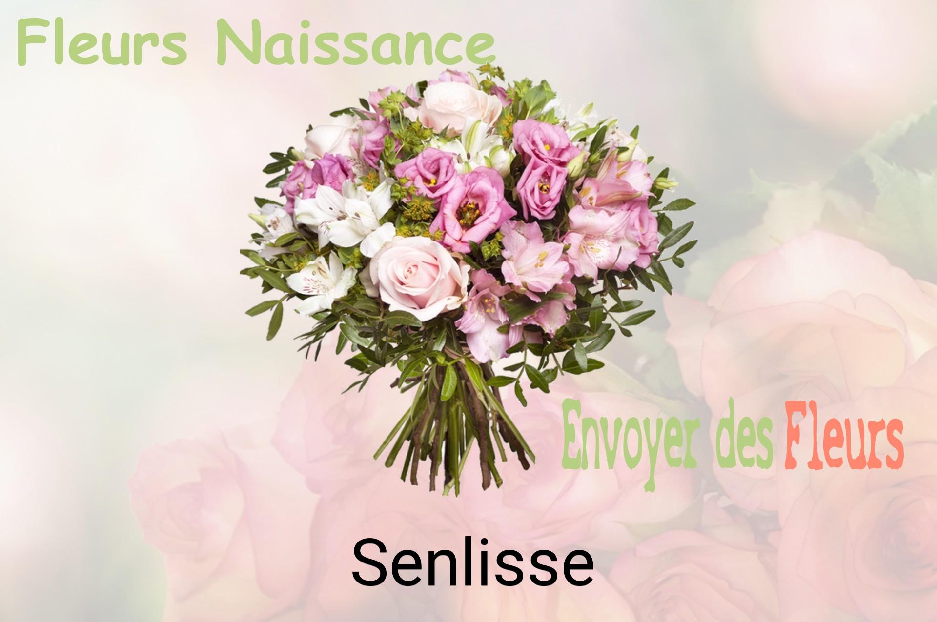 Bouquet de fleurs de naissance livré à Senlisse